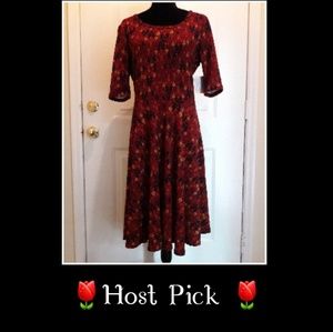 NWT LuLaRoe Nicole Midi Dress